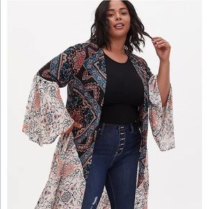 Torrid bohemian kimono